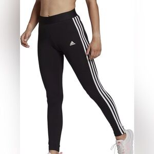 Adidas essential 3 stripe leggings